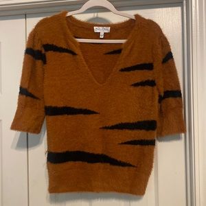 Michael Stars tiger stripe sweater M